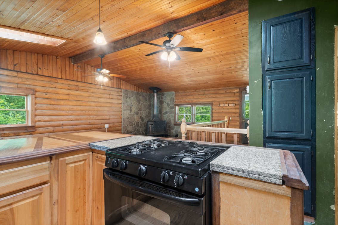 Image for Log Cabin on Basement | 10± Scenic Acres with Creek Frontage Online Auction