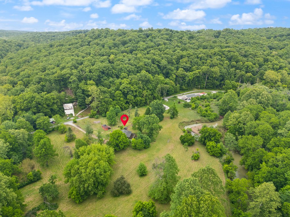 Image for Log Cabin on Basement | 10± Scenic Acres with Creek Frontage Online Auction