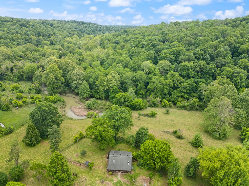 Image for Log Cabin on Basement | 10± Scenic Acres with Creek Frontage Online Auction
