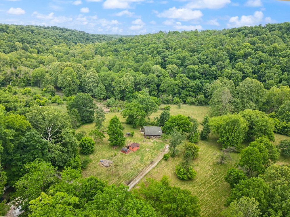 Image for Log Cabin on Basement | 10± Scenic Acres with Creek Frontage Online Auction