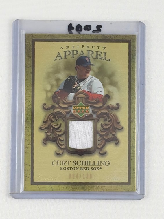 2007 Curt Schilling Upper Deck Limited Edition 034/130 Artifact Apparel