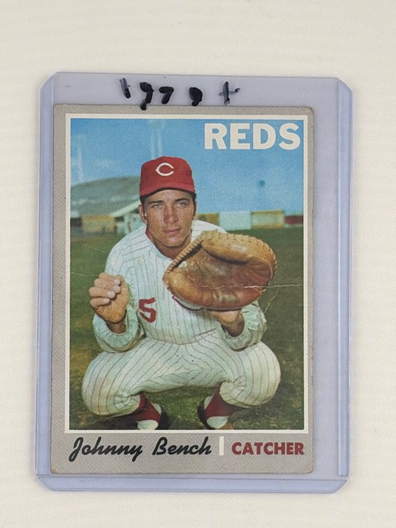 1970 Johnny Lee Bench Topps Baseball Card #660