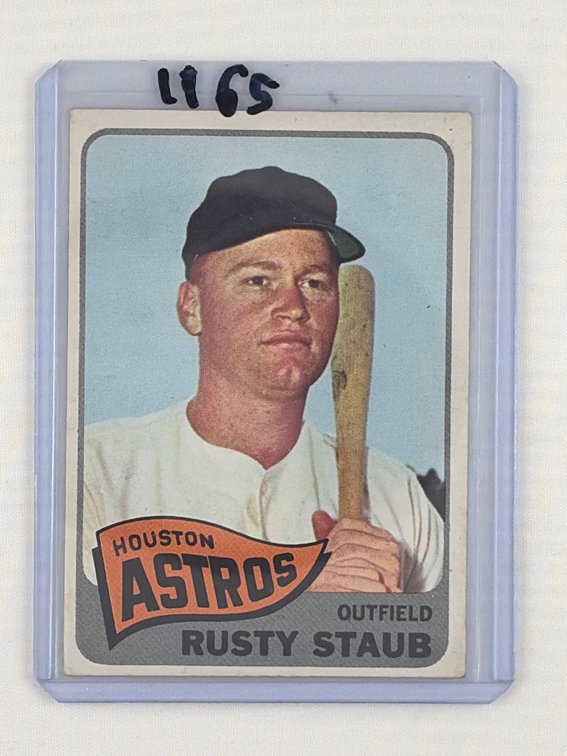 1965 Rusty Staub Topps Baseball Card #321