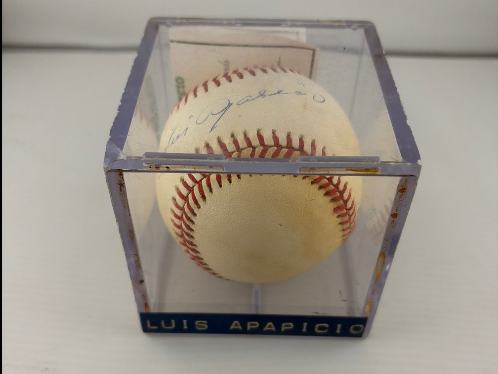Luis Aparicio Baseball with Certificate of Authenticity