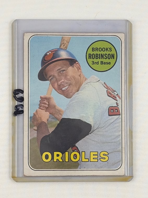 1969 Books Robinson Topps Baseball Card #550