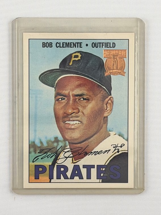 Roberto Clemente Topps Baseball Card #400 1997 1967 (reprint)