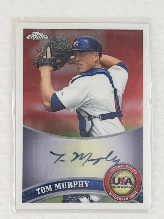Tom Murphy Autographed Topps Certified Issue Card
