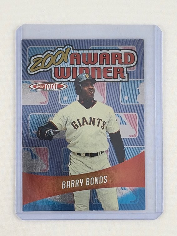 2002 Barry Bonds Topps Total Baseball Card