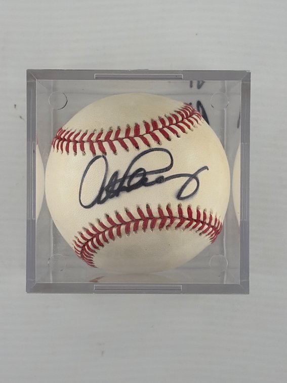 Alex Rodrigues Baseball with Display