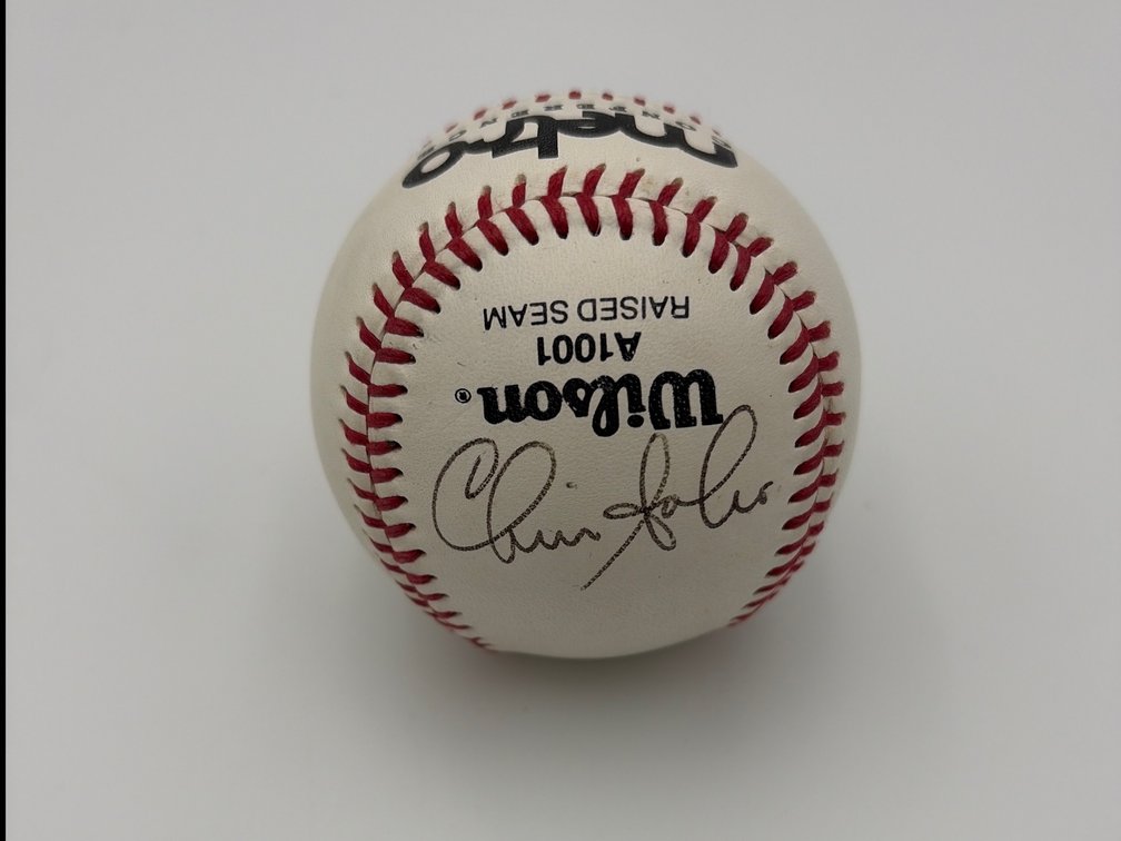 Chris Sabo Signed Baseball