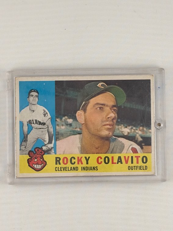 1960 Rocky Colavito Topps Baseball Card #400