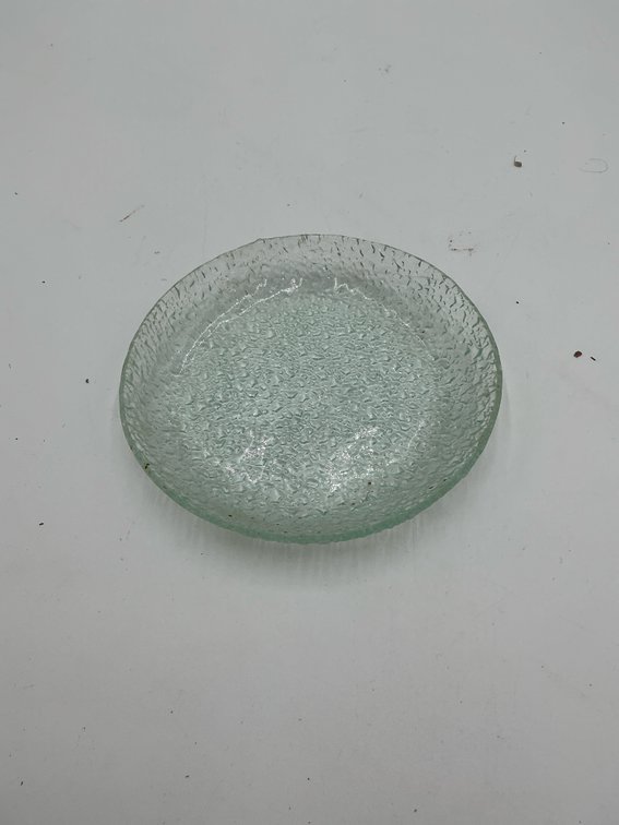 Vintage candle plate