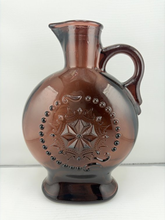 Gorgeous Vintage Cranberry Red Glass Decanter