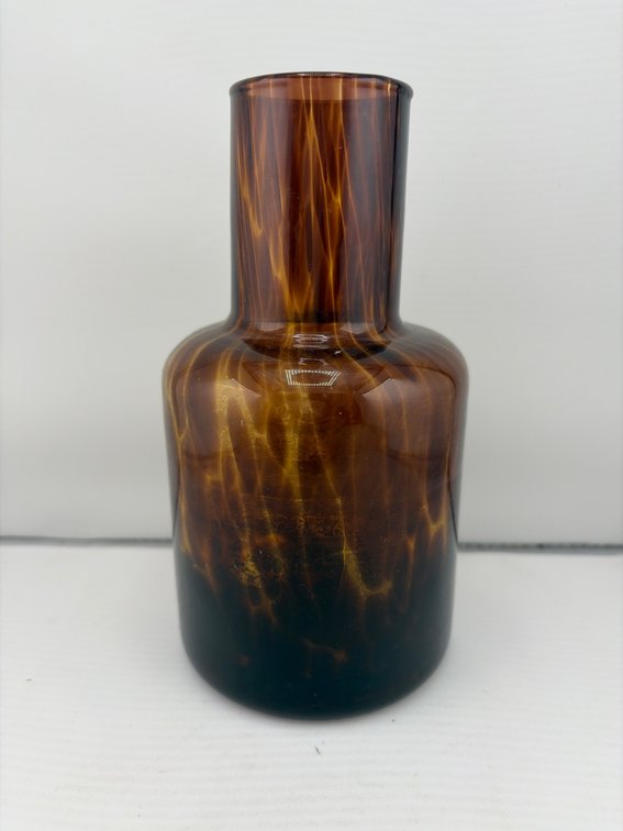 Vintage Amber Diffused Jar