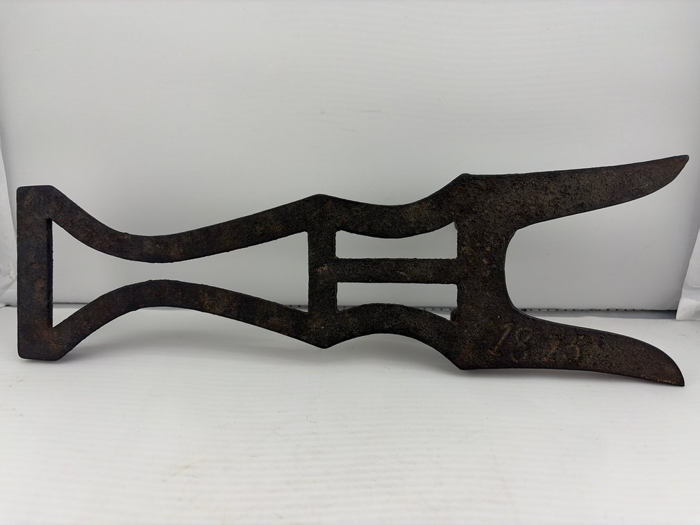 Antique Boot Jack Hand Forced Stamped 1875