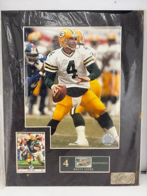 Rare Early Vintage Brett Favre Poster still in wrapper