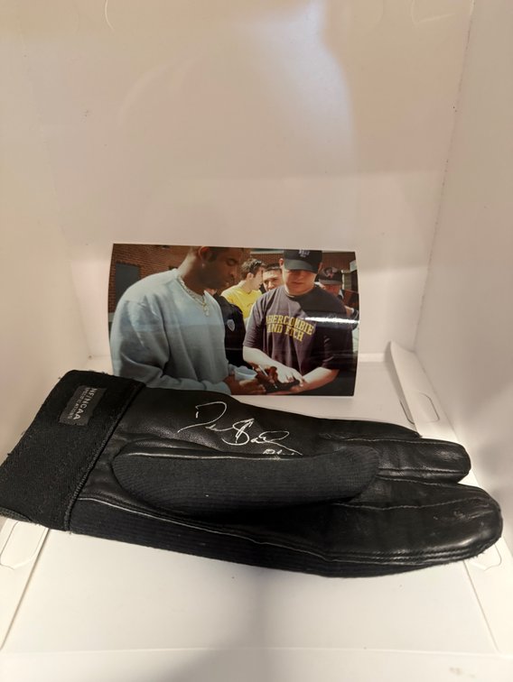 Deion Sanders autographed Baseball batting glove