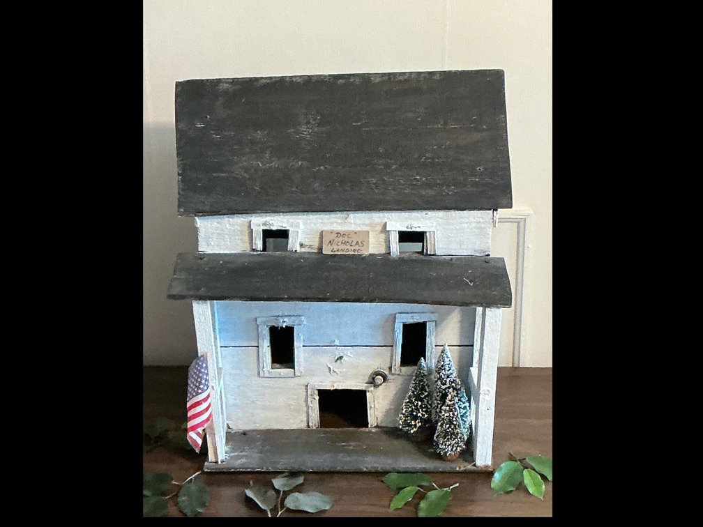 Wood building  replica