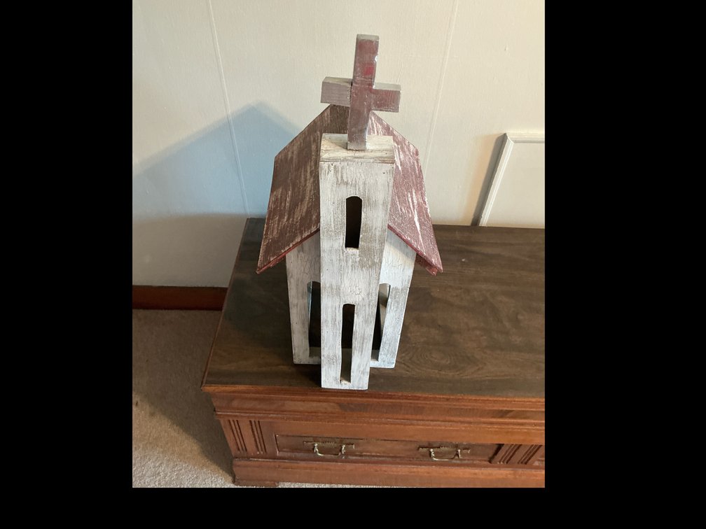 Handmade wood church