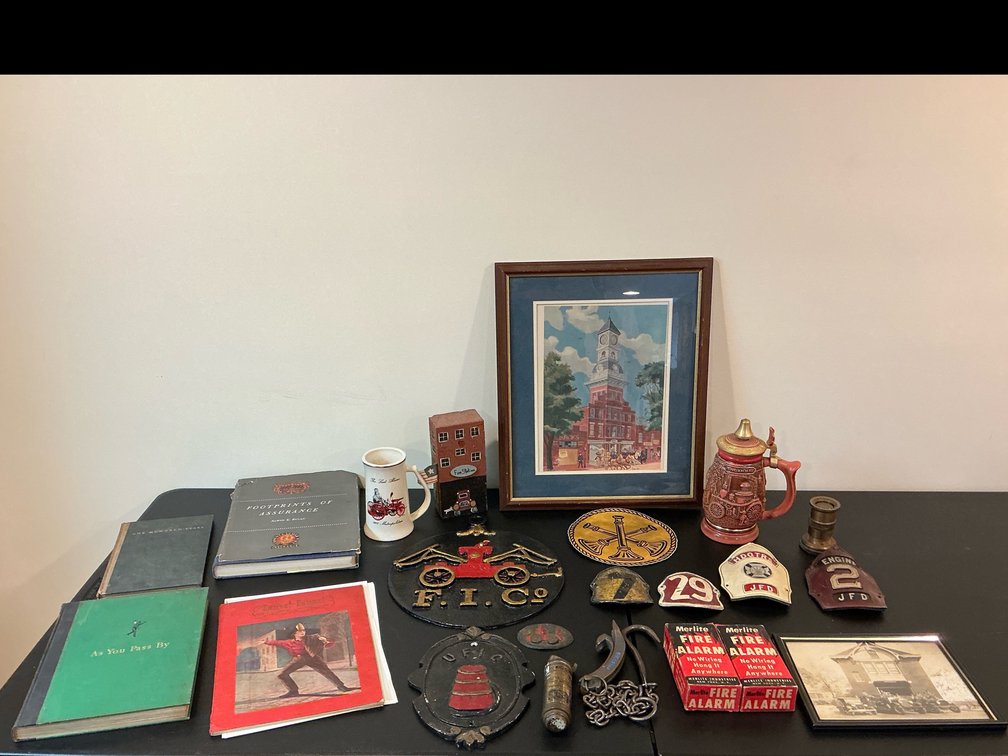 Fire fighter memorabilia 