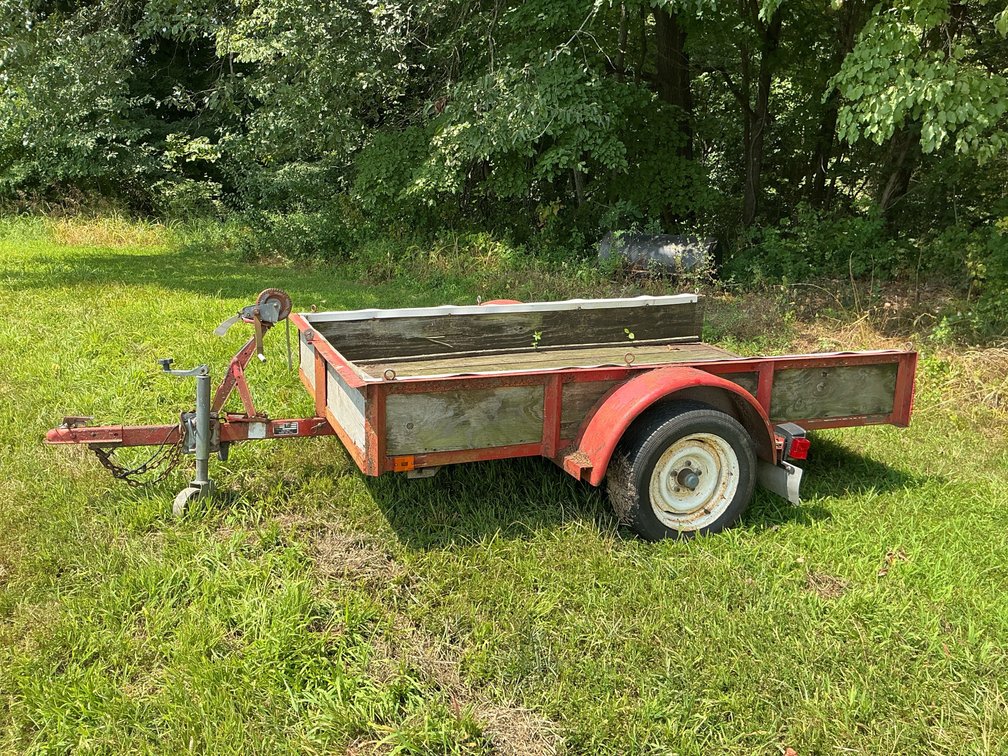 8 x 5 utility farm trailer