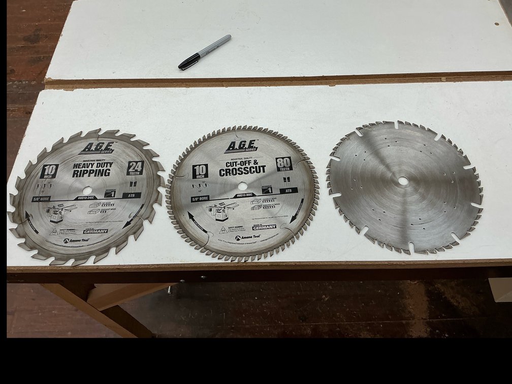 3 10 inch table saw blades