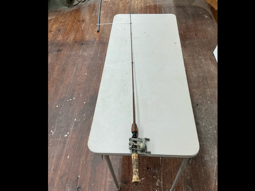 Heddon Pal Vintage fishing pole with Pflueger Summit reel. 