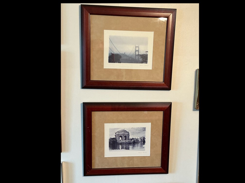 Framed photograph art