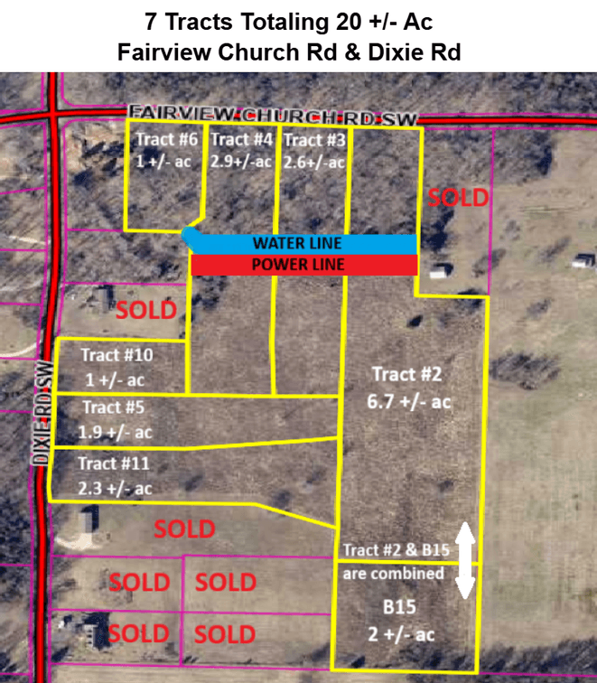 Tracts #2, B15, #3, #4, #6, #10, #5, #11 Combined