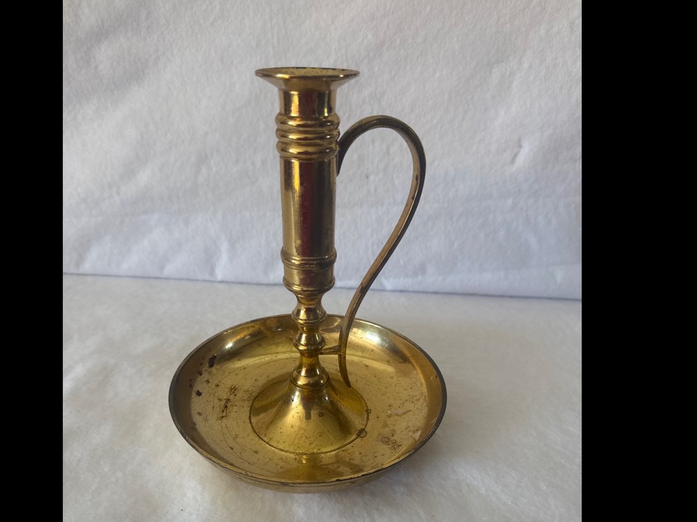 Brass Chamberstick Candle Holder