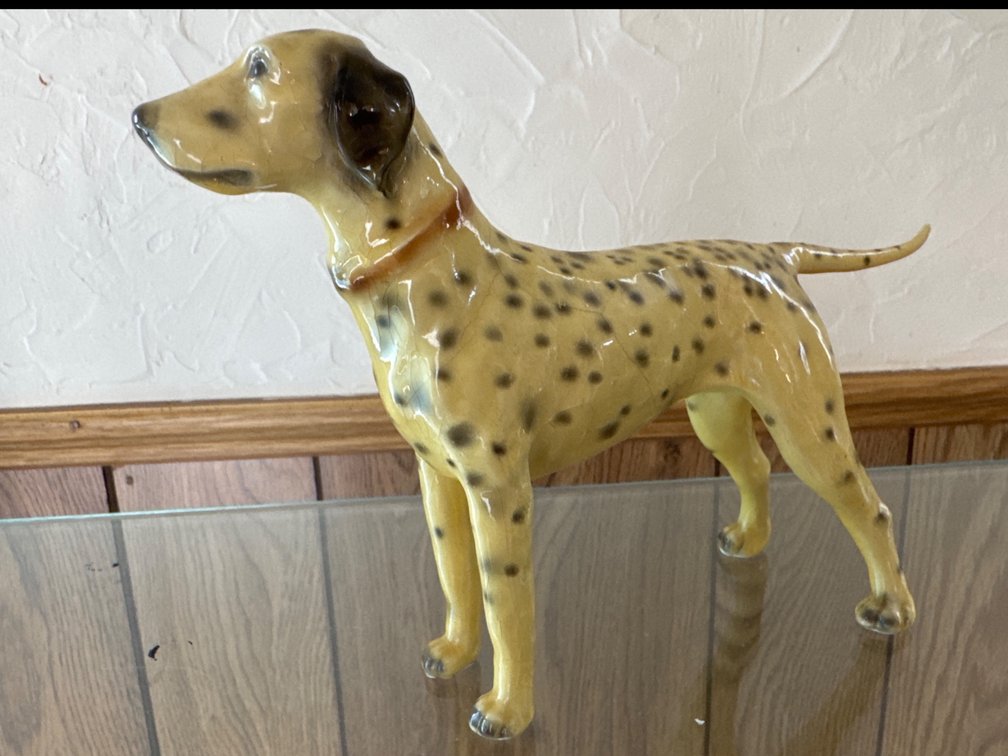 The Mortens Studio Royal Design Glazed Ceramic Dog Figurine