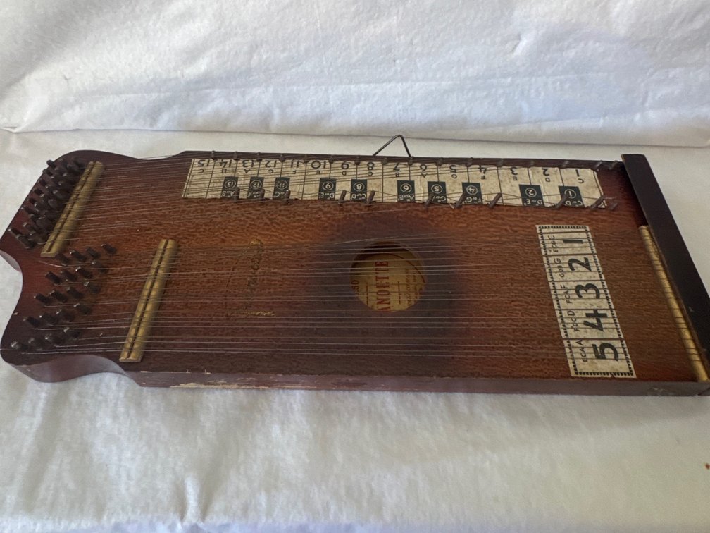 Pianolin Company Pianoette Lap Harp Zither