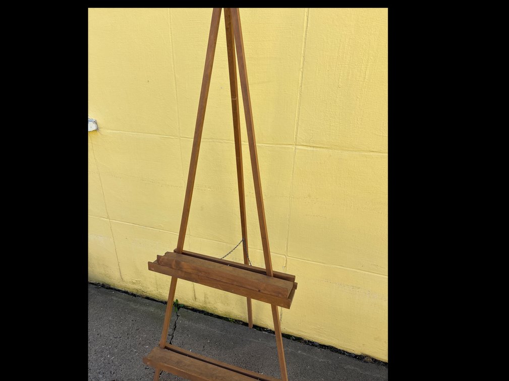 Wooden A-Frame Folding Display Easel Stand