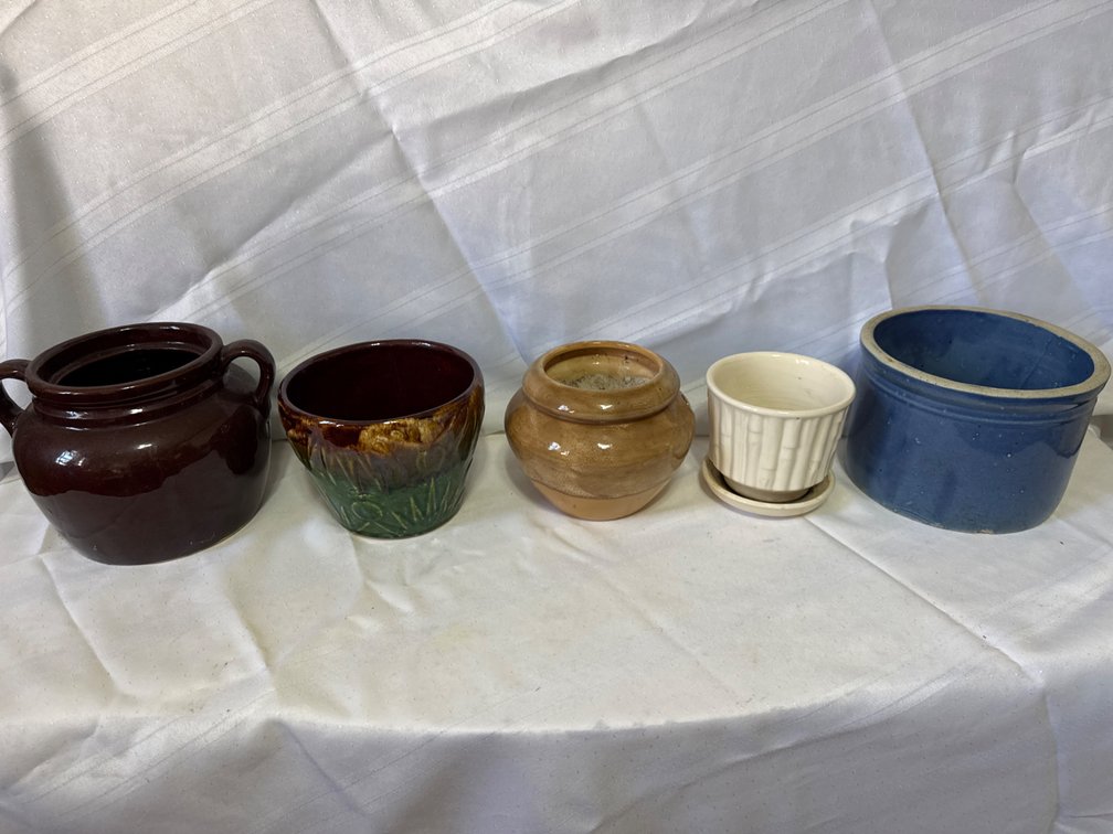 Ceramic and Stoneware Pots, Planter, Crock, and Jar