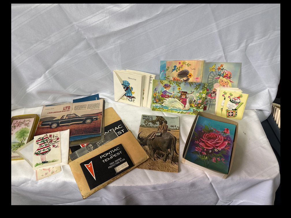 Automotive Ephemera, 1968 Small World Magazine, and Stationery Collection