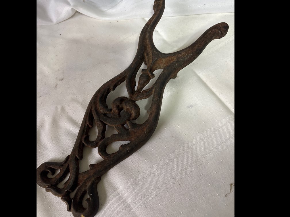 Cast Iron Scrollwork Boot Jack