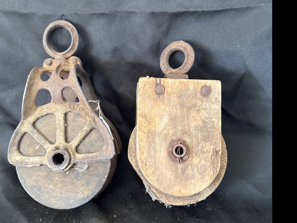 Antique Pulley Blocks