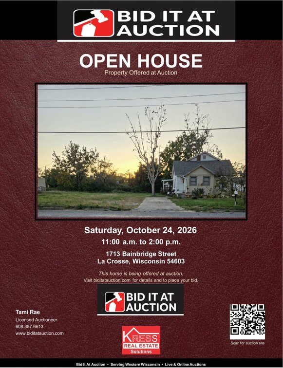 Open house October 24th 11:00 a.m. to 2:00 p.m.