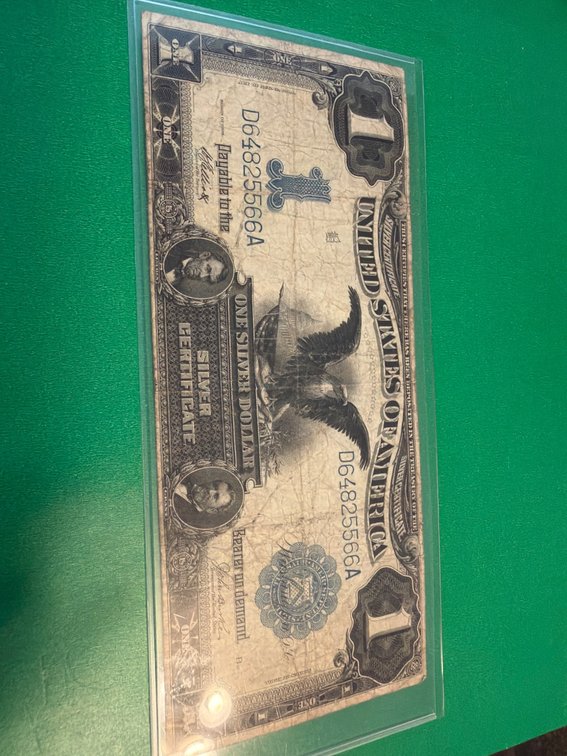 Series 1899 $1 Silver Certificate, Black Eagle Note