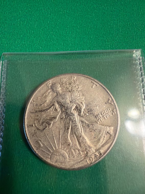 1945 Liberty Walking Half Dollar Coin