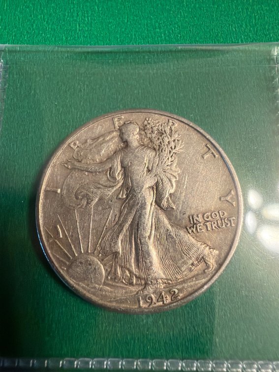 1942 Walking Liberty Half Dollar Coin