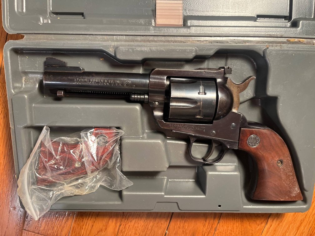 Ruger Blackhawk .357 Magnum Revolver with Extra Stock