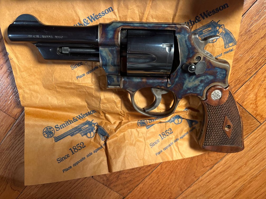 Smith & Wesson .45 Cal Model 1950 Revolver with Case