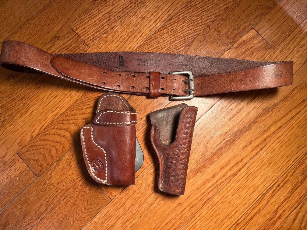 Leather Holster Set with Belt and G-Code Attachment