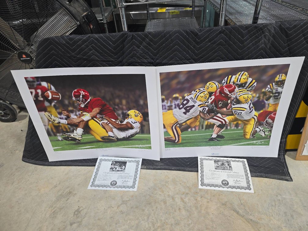 Two Limited Edition Prints by Greg Gamble With Certificates