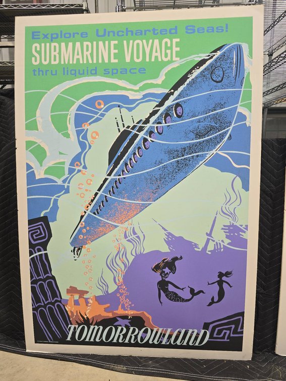 Submarine Voyage Poster by Walt Disney Productions
