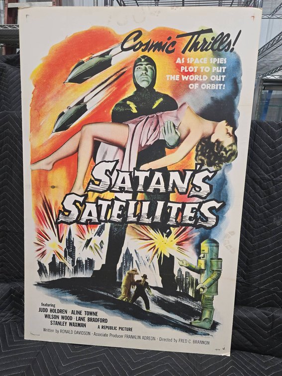 Satan’s Satellites Lithographic Poster, Numbered 58/150