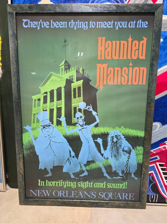 Disney Haunted Mansion Poster by Walt Disney Productions
