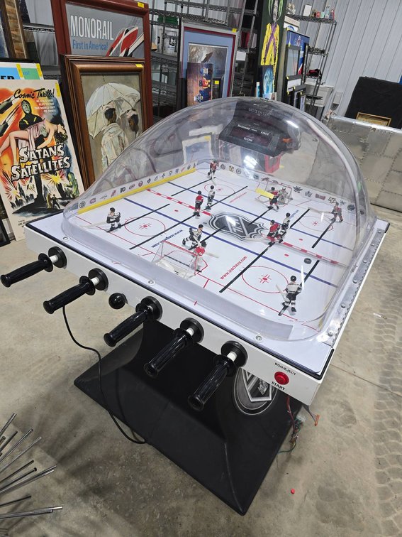 Super Chexx Bubble Hockey Table With NHL Branding