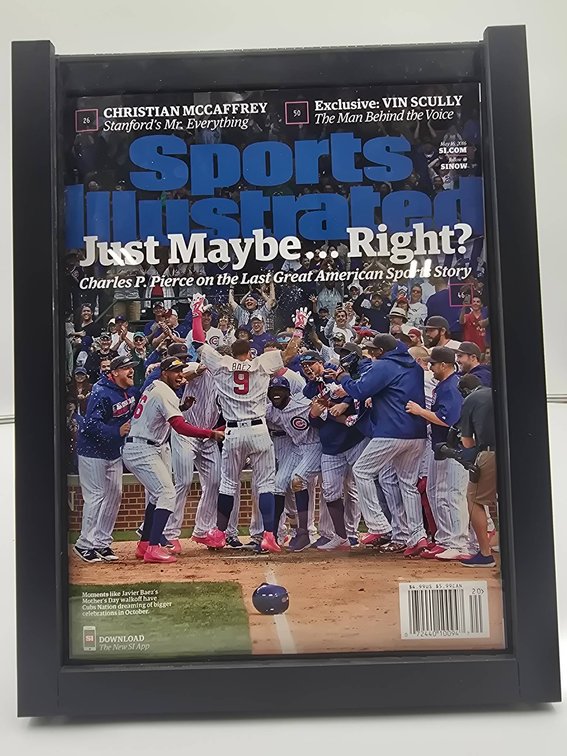 Sports Illustrated Magazine With Cover Featuring Baseball Team